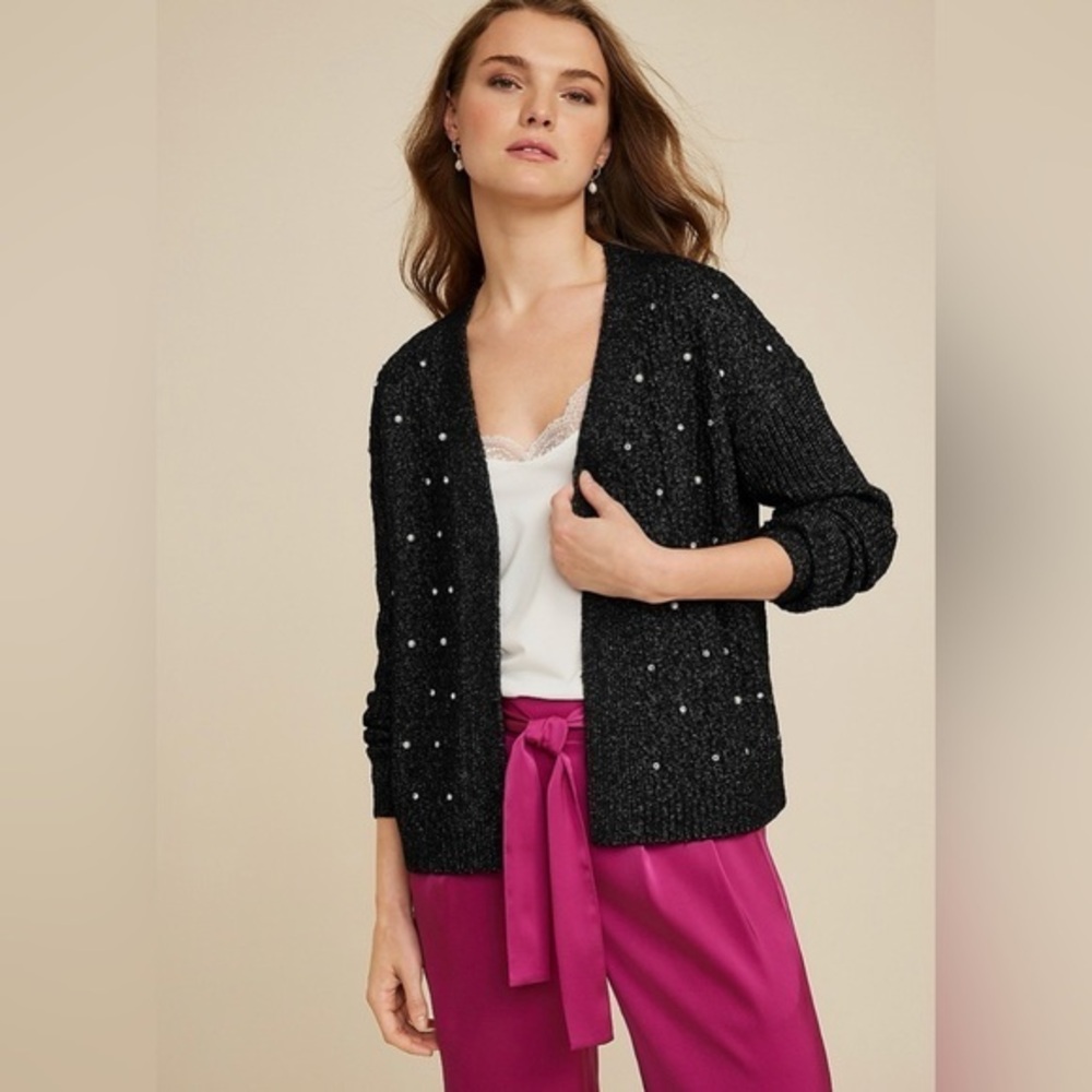 Maurices XXL Rhinestone Embellished Cropped Cardigan NWT